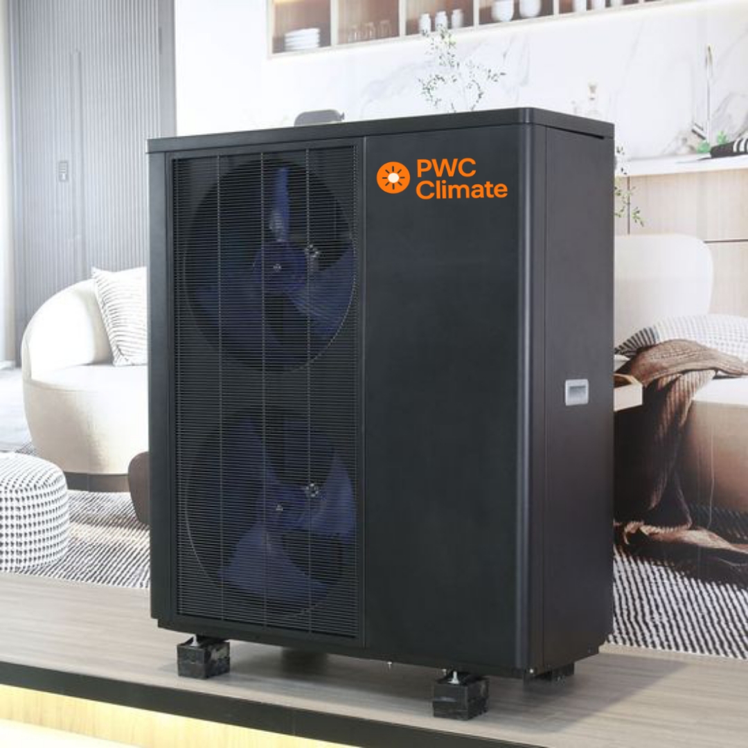 Monobloc Inverter Heat Pump for House Heating + Cooling + DHW PWC-BLND-R290 75°c Series