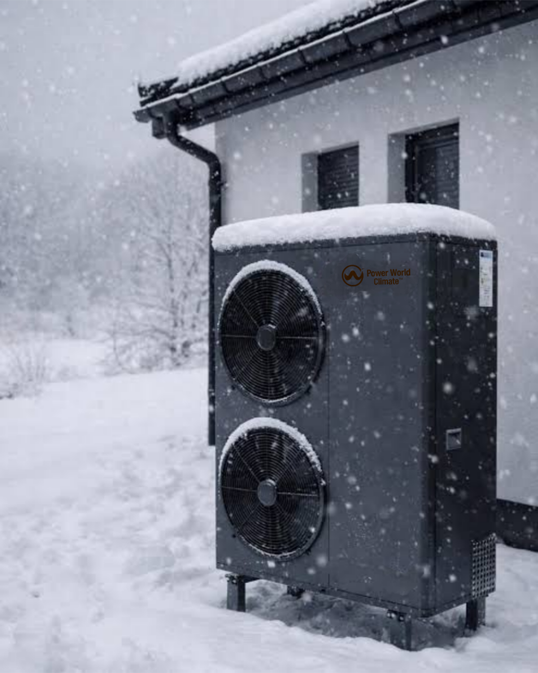 Monobloc Inverter Heat Pump for House Heating + Cooling + DHW PWC-BLND-R290 75°c Series