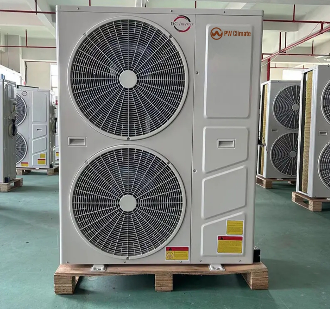 Monobloc Inverter Heat Pump for House Heating + Cooling + DHW PWC-BLND-R290 75°c Series